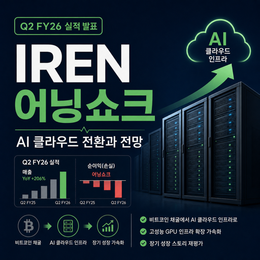 IREN 어닝쇼크 AI 클라우드 전환과 전망 블로그 썸네일