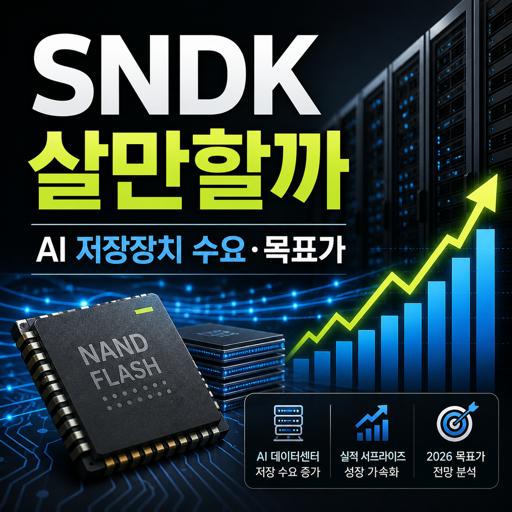 샌디스크(SNDK) 아직 살만할까? 실적, 전망, 적정 주가 전망
