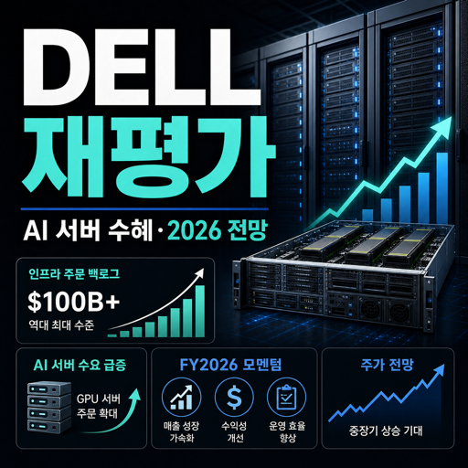 델(DELL) AI 서버 수혜주로 재평가? 실적 모멘텀과 2026년 주가 전망
