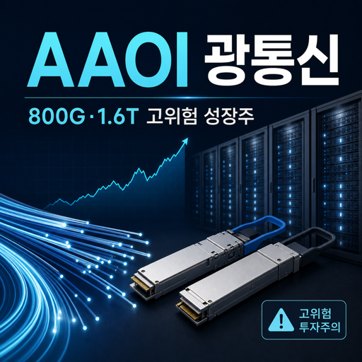 AAOI 고위험 고수익 AI 광통신주? 데이터센터 트랜시버 수요와 리스크