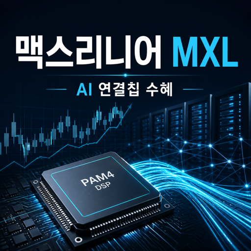 맥스리니어 MXL AI 연결칩 수혜 블로그 썸네일