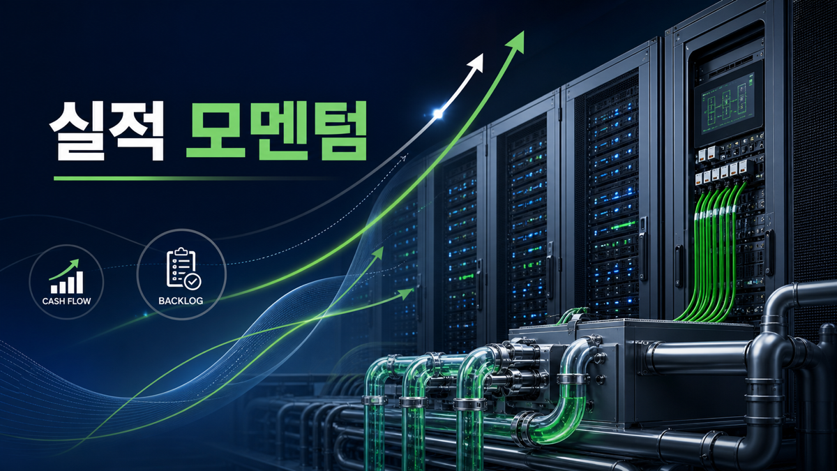 버티브 VRT 최근 실적과 AI 데이터센터 수요를 표현한 블로그 본문 이미지