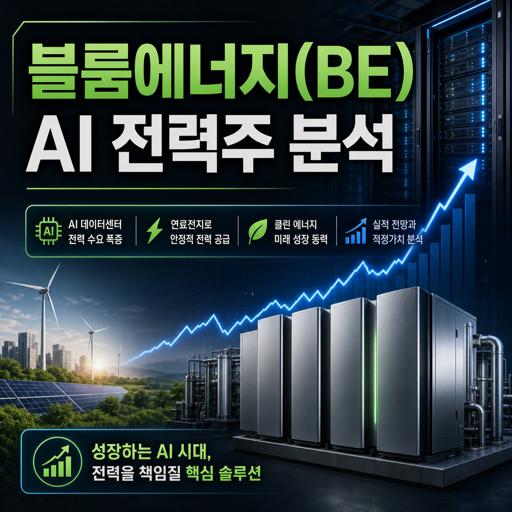 블룸에너지 BE AI 전력주 분석 썸네일