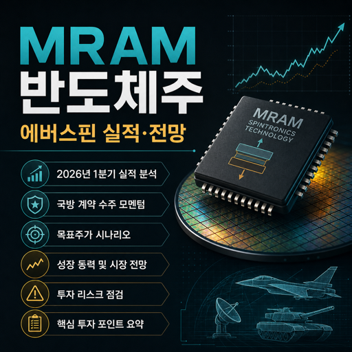 에버스핀 MRAM 반도체주 실적과 전망을 보여주는 블로그 썸네일