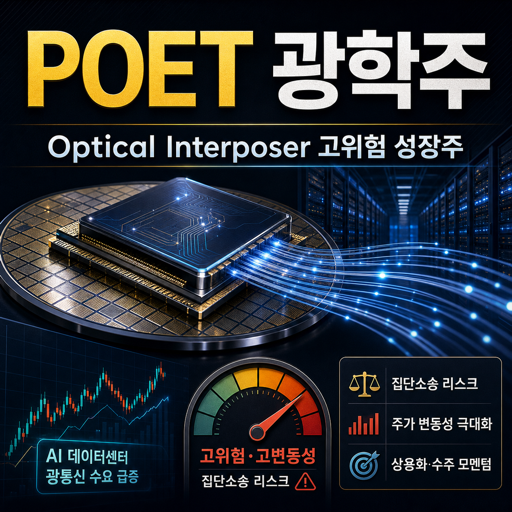 POET 광학주 Optical Interposer 고위험 성장주 블로그 썸네일