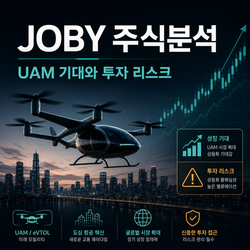 조비 에비에이션 JOBY UAM 기대와 투자 리스크 블로그 썸네일