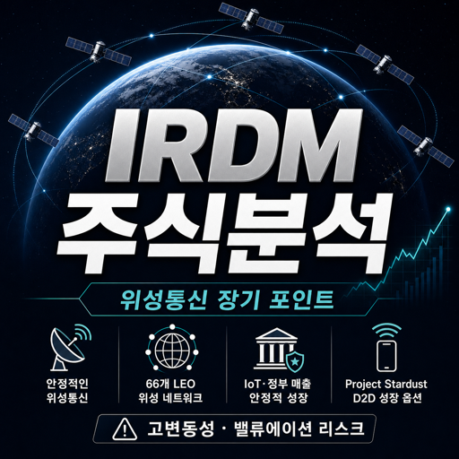 이리디움 IRDM 주식 분석: 안정적인 위성통신 기업의 장기 투자 포인트 1 이리디움 IRDM 안정적인 위성통신 기업 장기 투자 포인트 블로그 썸네일
