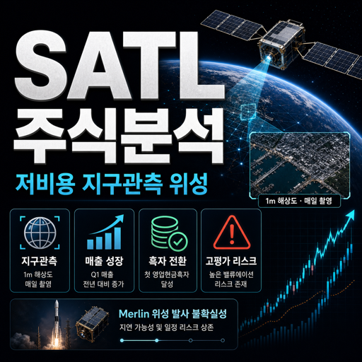새텔로직 SATL 주식 분석: 저비용 지구관측 위성 기업의 투자 매력 점검